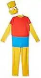 Disguise boys The simpsons bart simpson deluxe costume ,Red,blue,yellow ,Medium (7-8)