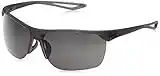 Nike Golf Trainer Sunglasses, Matte Crystal Anthracite/Black Frame, Dark Grey Lens