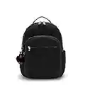 Kipling Seoul L Solid Sac à dos pour ordinateur portable, True Black2, 12.75" L x 17.25" H x 9" D