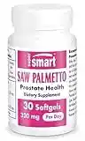 Supersmart - Saw Palmetto 320 mg – Apoya a una Próstata & Tracto Urinario Saludable – Suplemento de Defensa Natural – No OMG & Libre de Gluten – 30 Cápsulas de gel