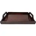 G.E.T. RST-18314 Serving Tray, 18" x 14", Mahogany