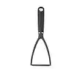 MasterClass Potato Masher, Stainless Manual Mash Potato Maker, Ergonomic Soft-touch Nylon Handles, 34 cm (13.4"), Black