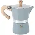 Wobekuy Cafetière en aluminium pour moka, expresso, cafetière, cafetière, percolateur, cuisinière, cafetière