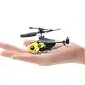 VanFty 2021 la plus petite au monde Mini 3 CH Télécommande RC Hélicoptère Miniature Flying Intérieur Mini Mini infrarouge Hélicopter Jouet Hélicoptère avec gyro RC Aircraft facile à apprendre une bonn