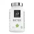 Detox adelgazante potente. Plan detox a base de Aloe Vera e Hinojo para eliminar toxinas y limpieza de colon. 90 cápsulas vegetales. NATNATURA HEALTH & BEAUTY