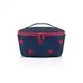 reisenthel coolerbag S Pocket  Kühltasche mit Obermaterial aus recycelten PET-Flaschen  Ideal für das Mittagessen unterwegs, Farbe:Mixed red dots