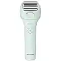 Panasonic Close Curves Electric Razor for Women, Cordless 3-Blade Shaver with Pop-Up Trimmer, Wet Dry Operation - ES-WL60-G (Mint)