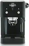 Gaggia Ri8423/11 Grangaggia Style Macchina Manuale Per Il Caffè Espresso, Per Macinato E Cialde, 15 Bar, 1025 W, 2 tazzine, Nero