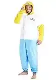 The Simpsons Combinaison Pyjama Homme - Grenouillère Adulte Polaire - Costume Kigurumi - Homer (Multi, M)