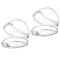 Accmor Pacifier Case, Pacifier Holder Case, Pacifier Container for Travel, BPA Free, Transparent, 2 Pack