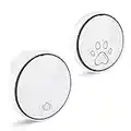 Comsmart Smart Wireless Dog Door Bell, Doggie Doorbell for Pet Potty Training Communication Go Outside Press Button with 38 Melodies 4 Volume Levels LED Flash (1 Receiver & 1 Transmitter)