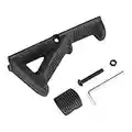 Ranstac Airsoft FrontGriff Foregrip Nylon Abgewinkelter Griff Angled Fore Grip Griffe für 20mm Picatinny Schiene Montage WB0201 (Universeller Dreiecke Griff)