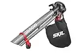 Skil 0796AA - Soplador, aspirador y triturador de hojas con rueda pivotante y variador de velocidad (3000 W, bolsa de recogida, Easy Storage)