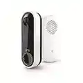 Arlo Essential Wireless Video Doorbell & Chime 2 Bundle, 1080p HD doorbell Camera HD, 2-Way Audio, Package Detection, Motion Detection and Alerts, Built-in Siren, Night Vision, AVDK2001, White