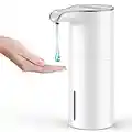 YIKHOM Automatic Liquid Soap Dispenser, 15.37 oz/450mL Soap Dispenser, Touchless Hand Sanitizer Dispenser Electric, Motion Sensor Waterproof Pump for Bathroom Kitchen Dish Soap, USB C Rechargeable