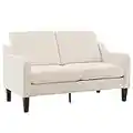 VINGLI 53" Loveseat,Mid-Century Modern Love Seat,Small Couch for Small Space for Living Room,Bedroom,Apartment,Studio,Beige