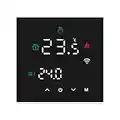 MincoHome Smart Thermostat Touch Screen WiFi Enabled Programmable Temperature Control For Electric Heating/Gas Boiler Save Energy (Black Gas Boiler)