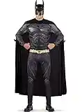 Funidelia | Disfraz de Batman para hombre Caballero Oscuro, Superhéroes, DC Comics - Disfraz para adultos y divertidos accesorios para Fiestas, Carnaval y Halloween - Talla 3XL - Negro