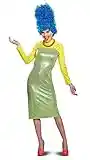 DISGUISE 67447N New Marge Deluxe Adult Costume Simpsons Sized, Green, S