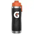 Gatorade Botella de acero inoxidable de 25 onzas, color negro