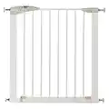 Munchkin Lindam Stair Gate, Sure Shut Axis Toddler & Baby Gate, Stair Gate Pressure Fit Baby or Dog Gate, Baby Safety Gate for Stairs & Doorways, Easy Install No-Screws Child Gate, 76-82cm, White