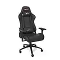 GT OMEGA PRO Racing Gaming Chair with Lumbar Support - Ergonomic PVC Leather Office Chair with 4D Adjustable Armrest & Recliner - Esport Seat for Ultimate Gaming Experience - Black