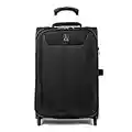 Travelpro Maxlite 5 Softside Expandable Upright 2 Wheel Luggage, Lightweight Suitcase, Men and Women, Black, Carry-On 22-Inch