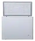 Danby DCF072A3WDB-6 7.2 Cu.Ft. Garage Ready Chest Freezer with Basket and Front-Mount Thermostat, in White