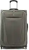 Travelpro Maxlite 5 Softside Lightweight Expandable Upright Luggage, Slate Green, Checked-Medium 26-Inc,Two Wheel