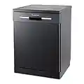 Russell Hobbs RHDW3B-M Freestanding Full Size Dishwasher, 5 Temperature Settings, 11 liters, Black, Noise level: decibels 49