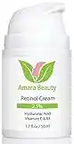 Crème hydratante au Rétinol pour le Visage 2,5% avec Acide Hyaluronique & Vitamine E & B5-50ml