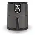 Ninja AF080 Mini Air Fryer, 2 Quarts Capacity, Compact, Nonstick, with Quick Set Timer, Grey