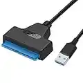 Cavo dati da SATA to USB Adattatore da USB 3.0 a disco rigido,Compatibile con dischi esterni e interni SSD/HDD da 2,5 pollici Supporto per sistemi operativi Windows, Mac e Linux