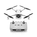 DJI Mini 3 – Leichte und faltbare Mini-Kameradrohne mit 4K HDR-Video, 38 min Flugzeit, echten vertikalen Aufnahmen und intelligenten Funktionen, Fernsteuerung, Grau