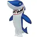 One Casa Inflatable Costume Full Body Shark Air Blow up Funny Party Halloween Costume for Kids (4-6 Yrs)