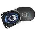 Pyle PL463BL Car Audio Speakers Pair 4x6 inch Three Way Loud Audio 240 Watt w/ 4 Ohm Pro Series Blue