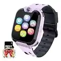 Smartwatch per Bambini con 16 Giochi, Telefono Orologio Smartwatch Bambini con Lettore Musicale, SOS, Fotocamera, Sveglia, Regalo di Compleanno per Ragazzi e Ragazze 4-12 Anni [Scheda SD integrata]