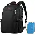 OUTXE Zaino Frigo 22L Zaino Termica Frigo Borsa Termica per Campeggio, Picnic, Trekking, o per Tutti i Giorn,Nero