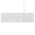 Satechi Aluminum USB Wired Keyboard with Numeric Keypad - Compatible with iMac Pro/iMac, 2020/2019/2018 iPad Pro, MacBook Pro/Air, 2020/2018 Mac Mini (US English Layout)