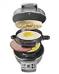 Hamilton Beach 25478 Breakfast Sandwich Maker with Timer, Silver