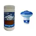 SUDS-ONLINE Floating Dispenser + 50 Ultimate Chlorine Tablets 20g Hot Tub Swimming Pool Spa