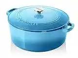 Cuisinart Cast Iron Casserole, Blue Gradient, 7-Quart