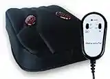 Chi-enterprise Shiatsu Infra I - Cojín de masaje con calor profundo infrarrojo I masajeador portátil cuello hombros espalda I Multifunción con 6 cabezales de masaje I masaje Shiatsu