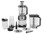 Ninja Food Processor [BL490UK2] Auto-iQ, 1200W, Black and Silver