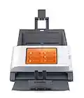 Plustek eScan A280 Enterprise 600 x 600 DPI Scanner ADF Noir, Blanc A4 - Scanners (600 x 600 DPI, 40 sec/page, 20 sec/page, 300000 pages, 50000 pages, Scanner ADF)