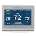 Honeywell Home RTH9585WF Wi-Fi Smart Color Thermostat, 7 Day Programmable, Touch Screen, Energy Star, Alexa Ready, C-Wire Required, Not Compatible with Line Volt Heating Gray