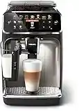 Philips 5400 Series Fully Automatic Espresso Machine - LatteGo Milk Frother, 12 Coffee Varieties, Intuitive Touch Display, Black, (EP5447/94)