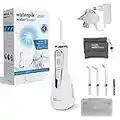 Waterpik Irrigador Inalámbrico con 3 Posiciones de Control del Agua a Presión con Batería Recargable, Eliminación de Placa Dental óptimo para Viajar y para Baños Pequeños, Blanco (WP-560EU)