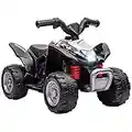 HOMCOM AIYAPLAY Honda Licensed Kids Quad Bike, 6V Electric Ride on Car ATV Toy with LED Light Horn for 1.5-3 Years, Black