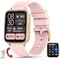 Smart Watch for Women(Call Answer/Dial), 1.7’’ Fitness Watch with Heart Rate Sleep Blood Pressure Monitor Pedometer Digital Watch, Waterproof Activity Tracker with Bluetooth Call for iOS Android